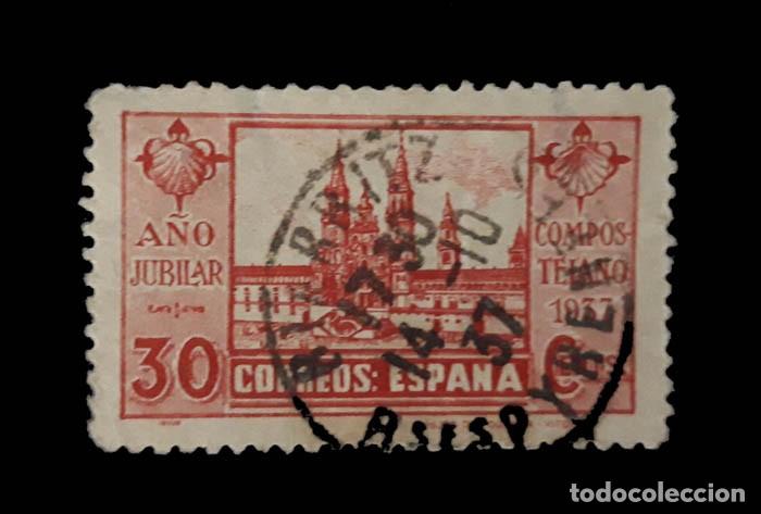Sellos: Edifil 834 A&ntilde;o Jubilar 1937, usado, guerra civil