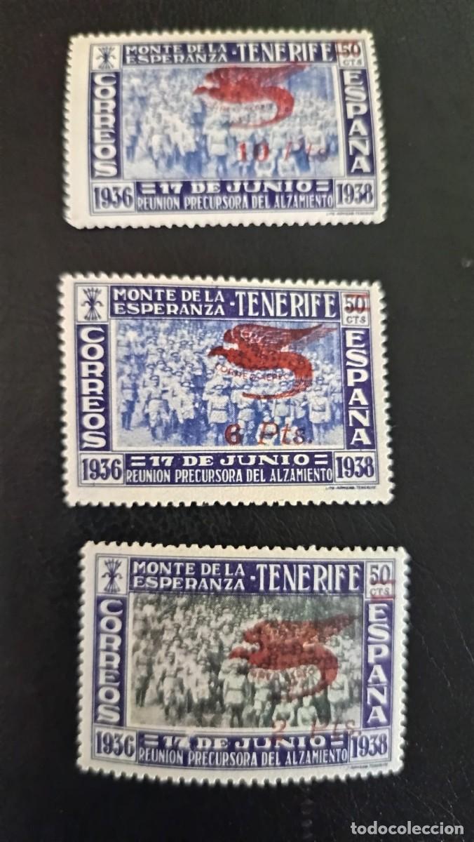 Sellos: Santa Cruz de Tenerife, Monte de la Esperanza, sin fijasellos**