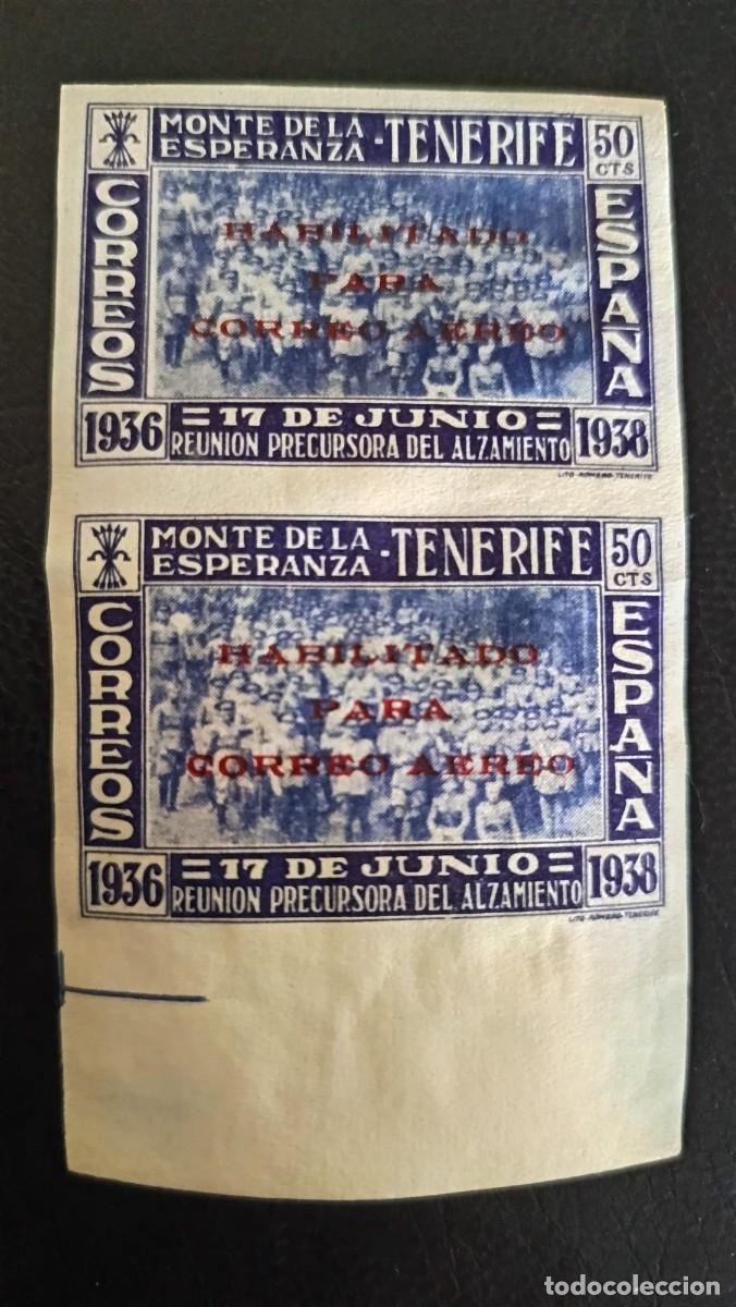 Sellos: Santa Cruz de Tenerife, Monte de la Esperanza, sin fijasellos**