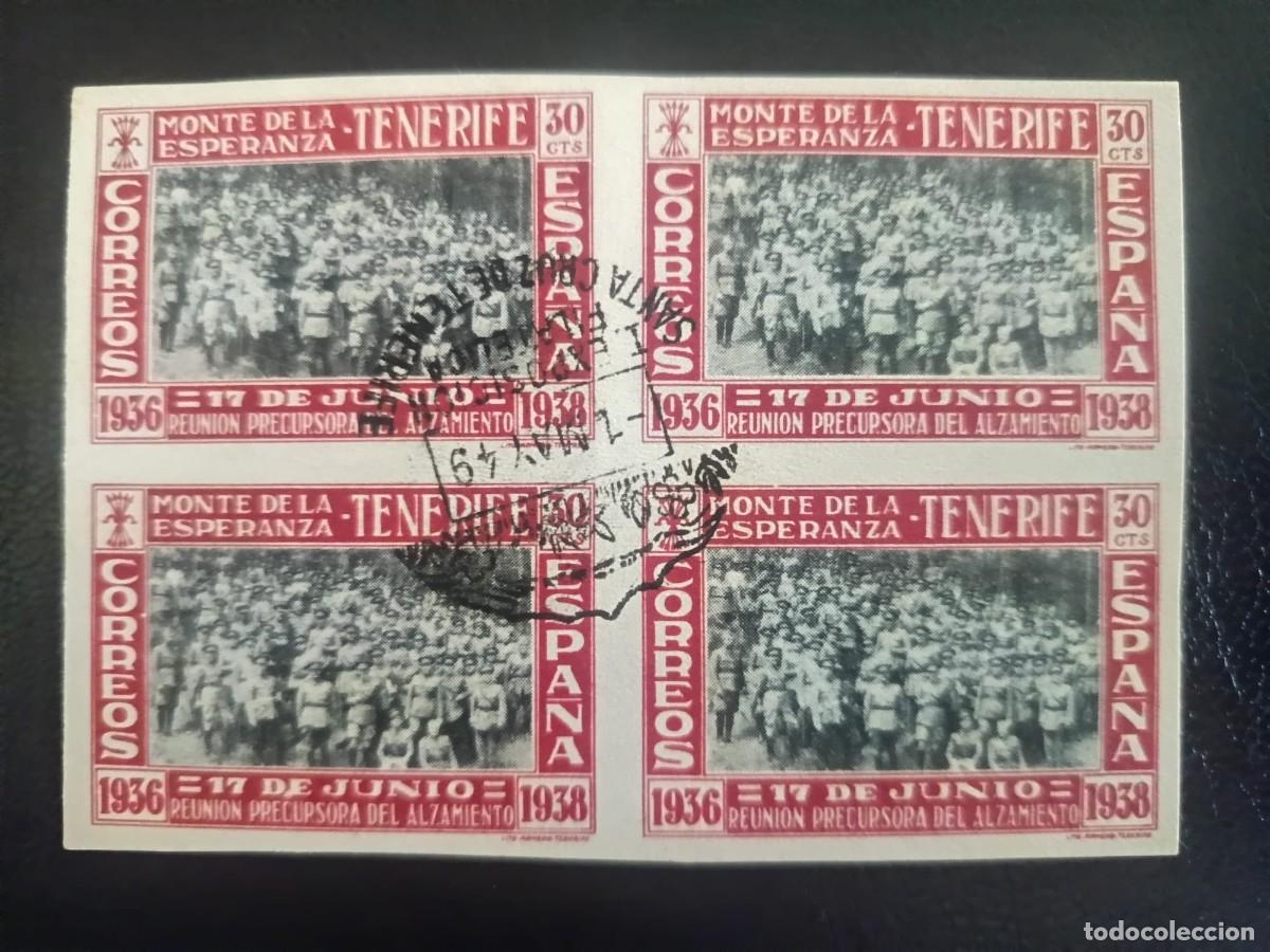 Sellos: Santa Cruz de Tenerife, Monte de la Esperanza, sin fijasellos**