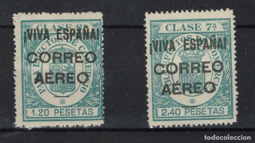 Sellos: PAT30 Sellos Espa&ntilde;a a&ntilde;o 1936 emisiones locales BURGOS EDIFIL 59 y 61* corona real v.c. 60 &euro;