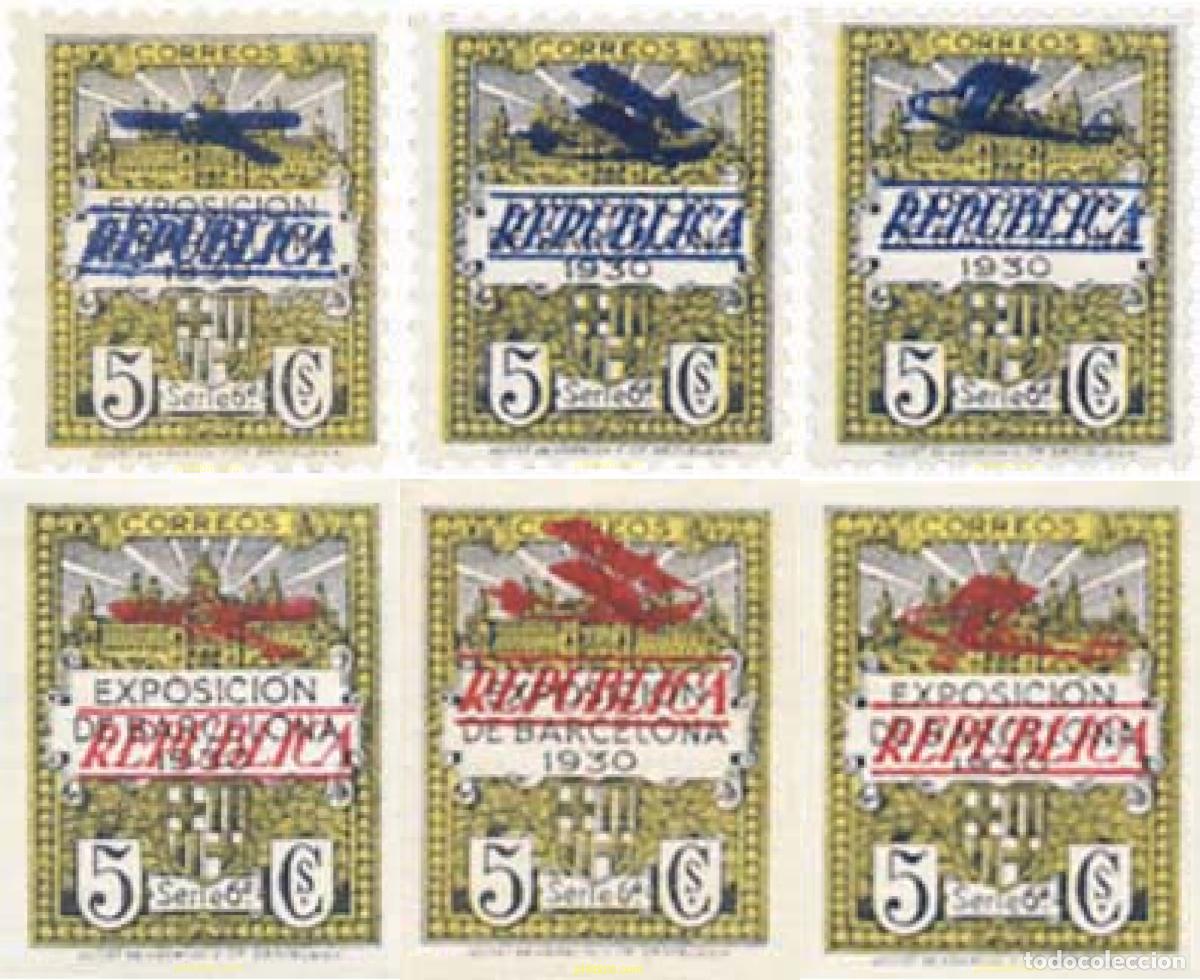 Sellos: 367708 MNH ESPA&Ntilde;A. Barcelona 1932 EXPOSICION FILATELICA EN BARCELONA 1930