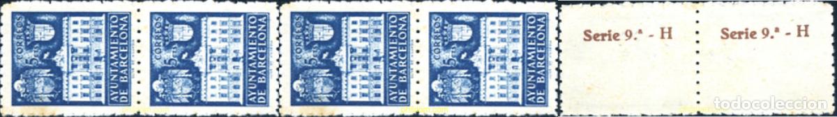 Sellos: 272264 MNH ESPA&Ntilde;A. Barcelona 1942 AYUNTAMIENTO DE BARCELONA
