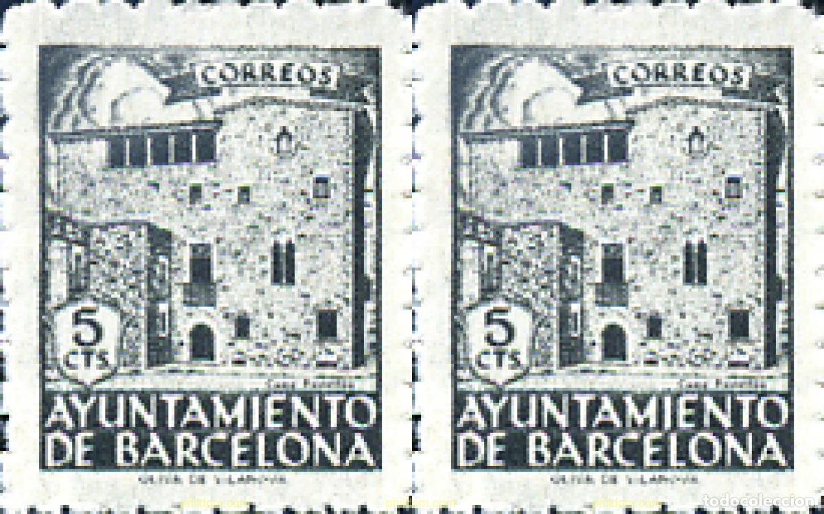 Sellos: 272267 MNH ESPA&Ntilde;A. Barcelona 1943 CASA PADELLAS