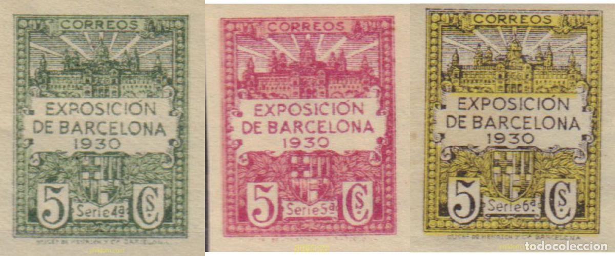 Sellos: 595797 MNH ESPA&Ntilde;A. Barcelona 1929 EXPOSICION INTERNACIONAL DE BARCELONA 1929-1930