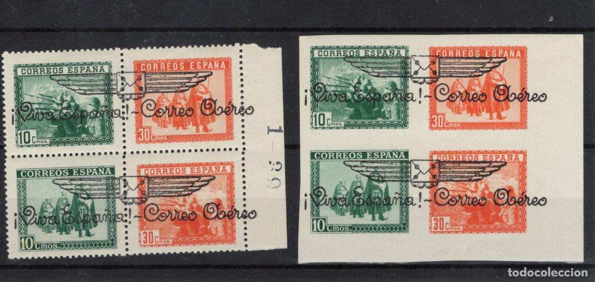 Briefmarken: PAT53 Sellos Espa&ntilde;a a&ntilde;o 1938 emisiones locales BURGOS EDIFIL 98/99** v.c. 49.50 &euro;