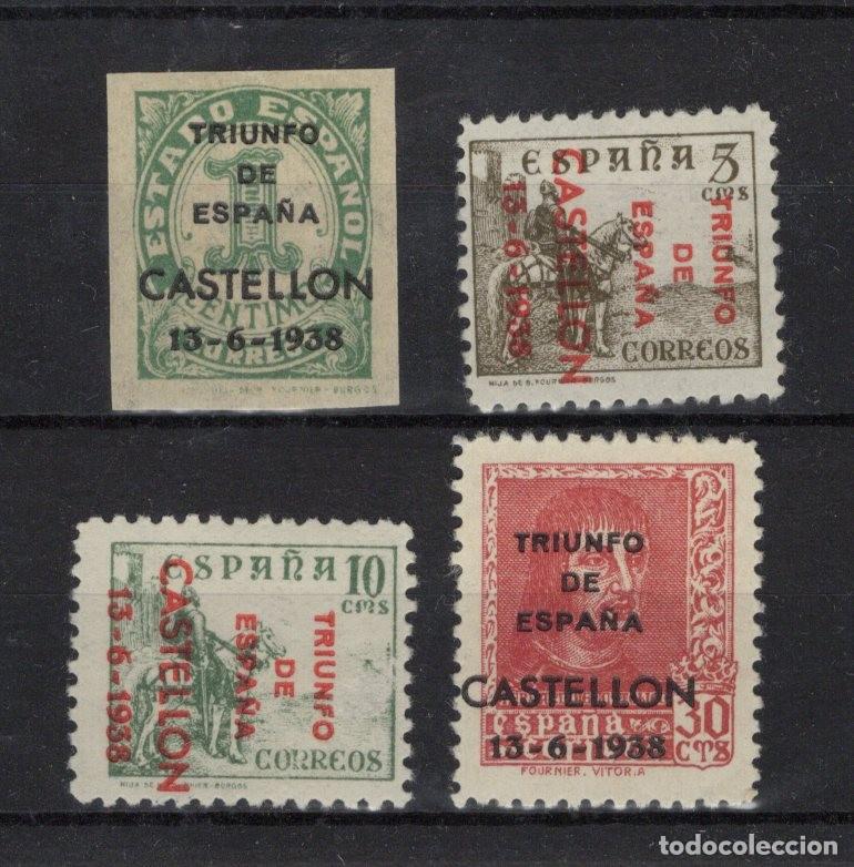 Briefmarken: PAT66 Sellos Espa&ntilde;a a&ntilde;o 1938 castellon fantasias *