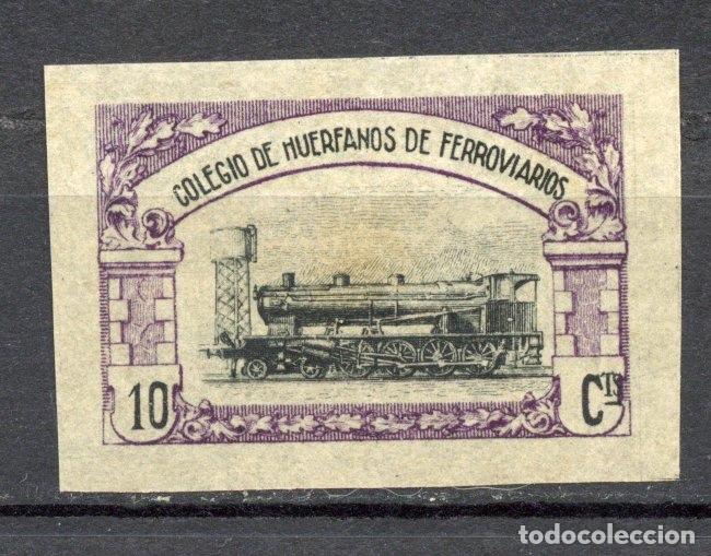Sellos: ESPA&Ntilde;A. HU&Eacute;RFANOS FERROVIARIOS (RAILWAY CHARITY STAMPS). EDIFIL 2426 BS. SIN DENTAR