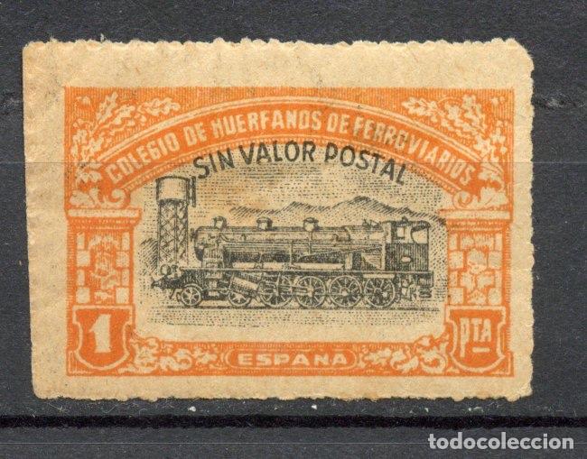 Sellos: ESPAÑA. HUÉRFANOS FERROVIARIOS (RAILWAY CHARITY STAMPS). EDIFIL 2440