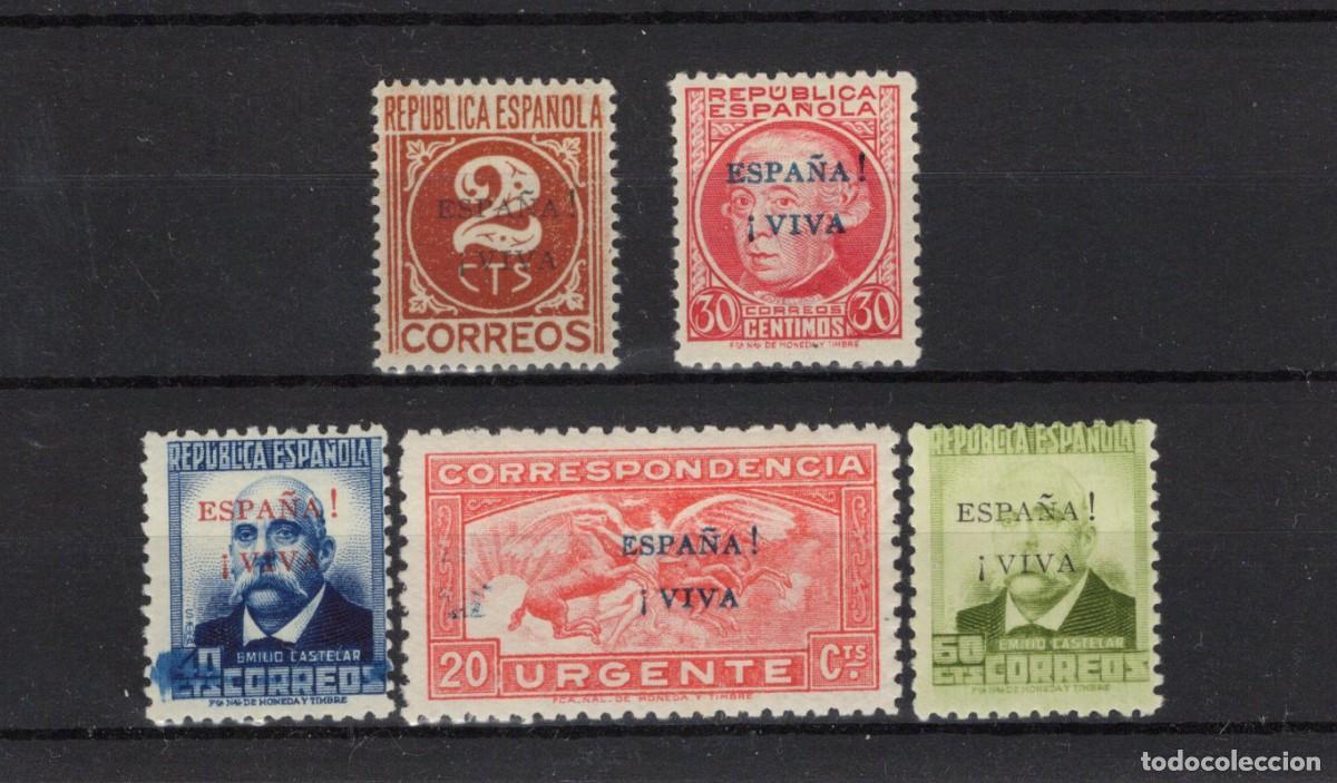 Selos: PAT116 Sellos Espa&ntilde;a a&ntilde;o 1936 emisiones locales ORENSE EDIFIL 4he/17he lineas cambiadas v.c. 116.5&euro;