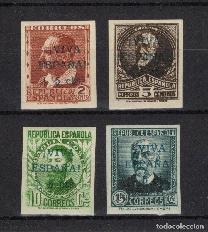 Selos: PAT119 Sellos Espa&ntilde;a a&ntilde;o 1936 emisiones locales ORENSE EDIFIL 22AS/25AS* v.c. 273 &euro;