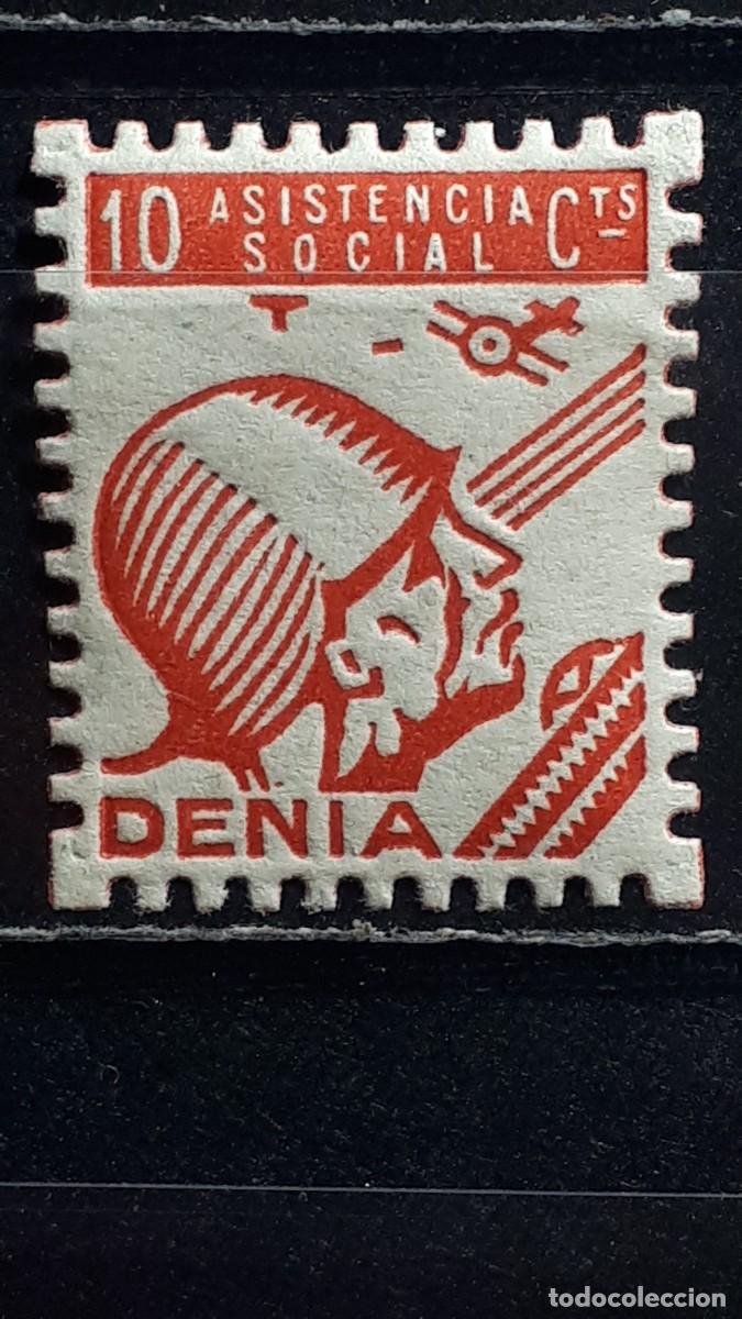 Sellos: ESPA&Ntilde;A. LOCAL. **. A&Ntilde;O 1936-9. ALICANTE