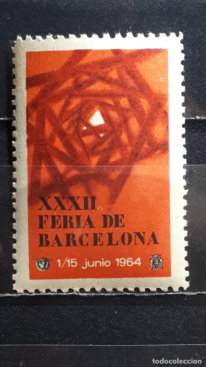 Sellos: ESPA&Ntilde;A. VI&Ntilde;ETA. BARCELONA. **. A&Ntilde;O 1964