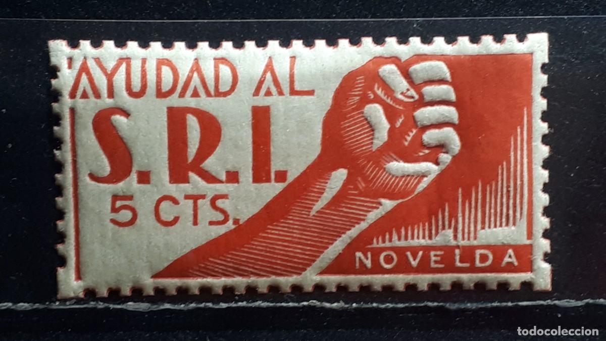 Sellos: ESPA&Ntilde;A. A&Ntilde;O 1936-9. ** LOCAL. ALICANTE