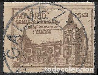 Sellos: Guerra Civil, Sellos locales, MADRID, FESOFI n&ordm; 64 (o)