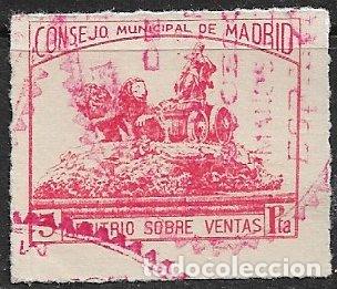 Sellos: Guerra Civil, Sellos locales, MADRID, FESOFI n&ordm; 69 (o)