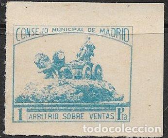 Sellos: Guerra Civil, Sellos locales, MADRID, FESOFI n&ordm; 67 * * lujo