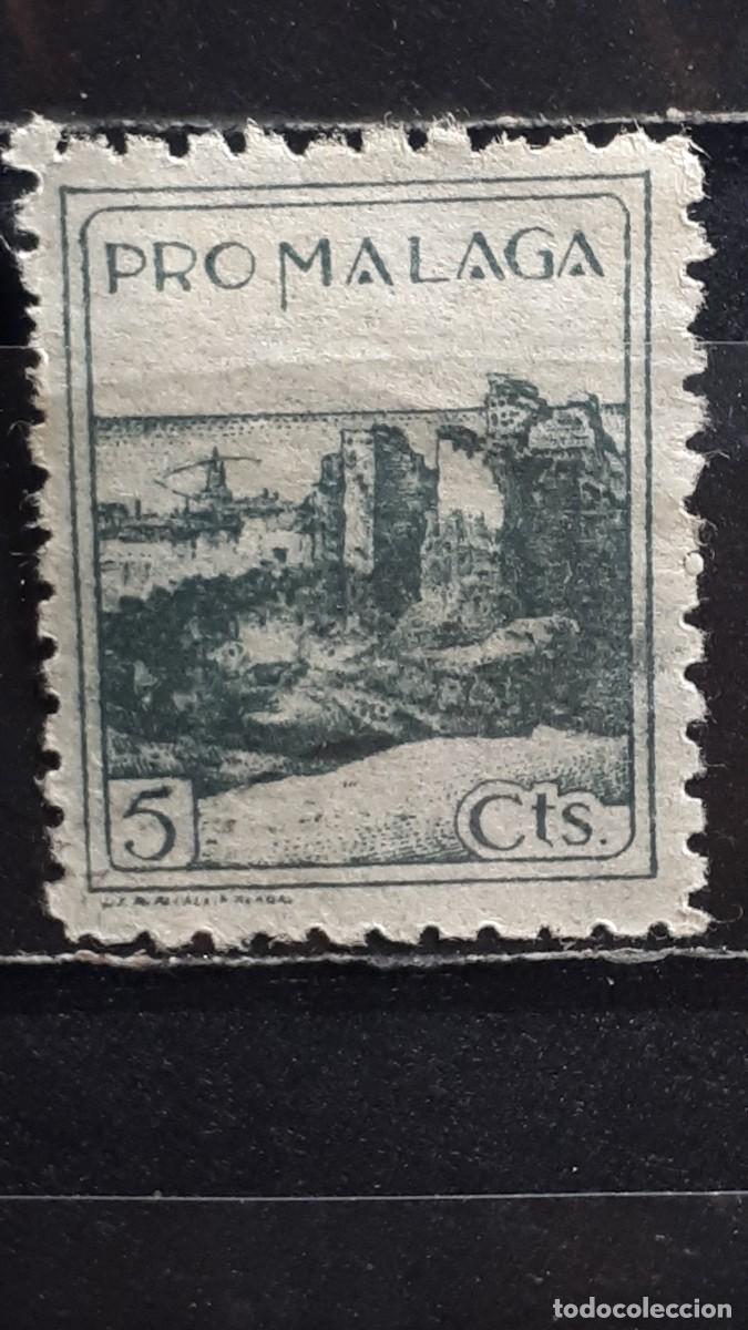Sellos: ESPA&Ntilde;A. A&Ntilde;O 1940. (*). LOCAL. M&Aacute;LAGA