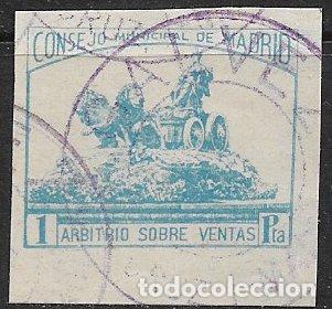 Sellos: Guerra Civil, Sellos locales, MADRID, FESOFI n&ordm; 66s (o)