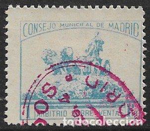 Sellos: Guerra Civil, Sellos locales, MADRID, FESOFI n&ordm; 74 (o)