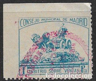 Sellos: Guerra Civil, Sellos locales, MADRID, FESOFI n&ordm; 72 (o)