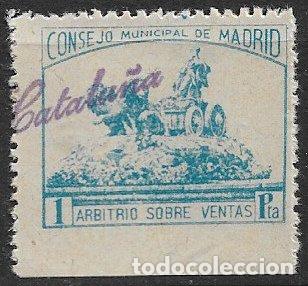 Sellos: Guerra Civil, Sellos locales, MADRID, FESOFI n&ordm; 71 (o)