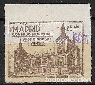 Sellos: Guerra Civil, Sellos locales, MADRID, FESOFI n&ordm; 61 (o)