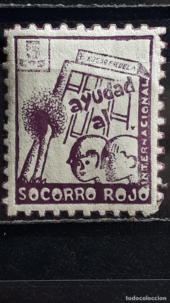 Sellos: ESPA&Ntilde;A. A&Ntilde;O 1936. *. BENEFICENCIA .