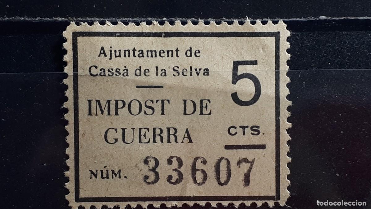 Sellos: ESPA&Ntilde;A. A&Ntilde;O 1936. IMPUESTO DE GUERRA