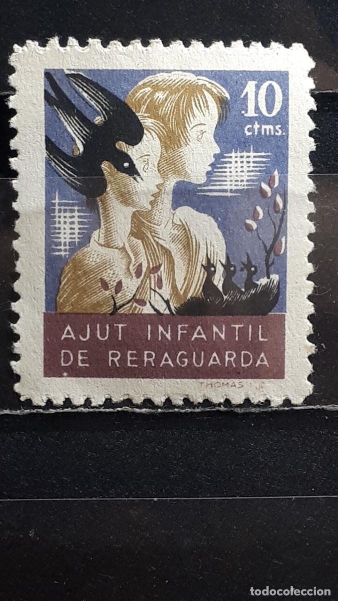 Sellos: ESPA&Ntilde;A. A&Ntilde;O 1936. *. LOCAL. CATALU&Ntilde;A.