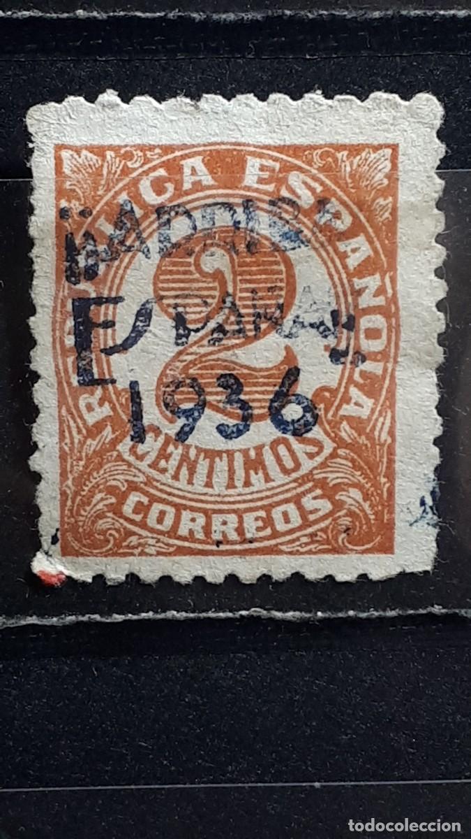 Sellos: ESPA&Ntilde;A. A&Ntilde;O 1936. &deg;. YVERT 2. San Sebasti&aacute;n