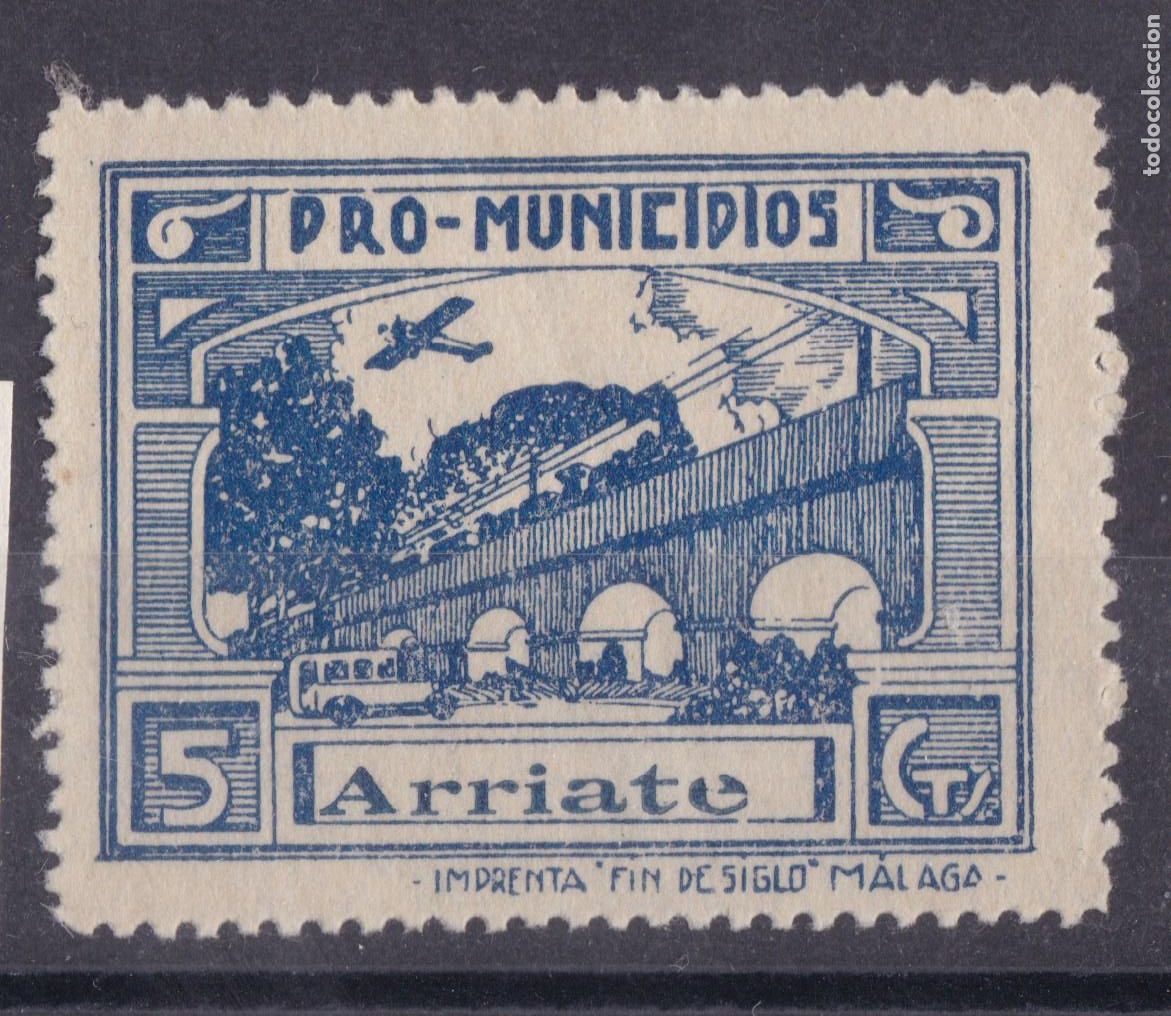 Sellos: AA2-Guerra Civil . Pro Municipios ARRIATE (*) Perfecto