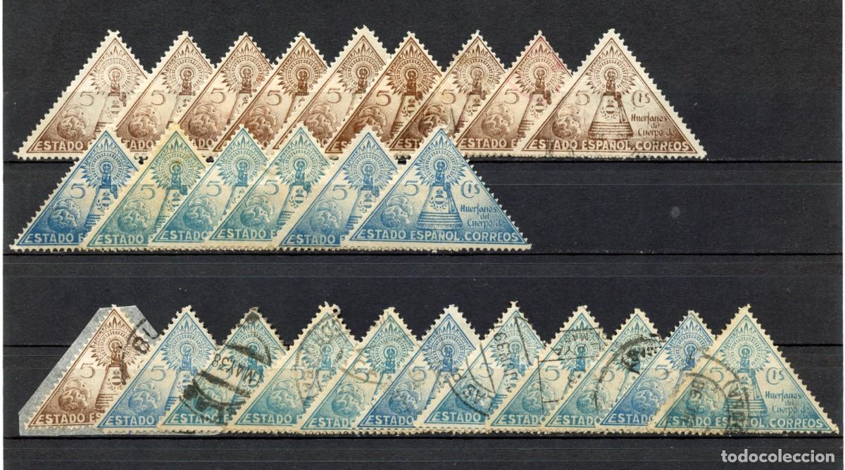Sellos: ESPA&Ntilde;A BENEFICENCIA. HUERFANOS DE CORREOS. 19 y 20. QUINCE SELLOS NUEVOS (*) Y 11 USADOS.