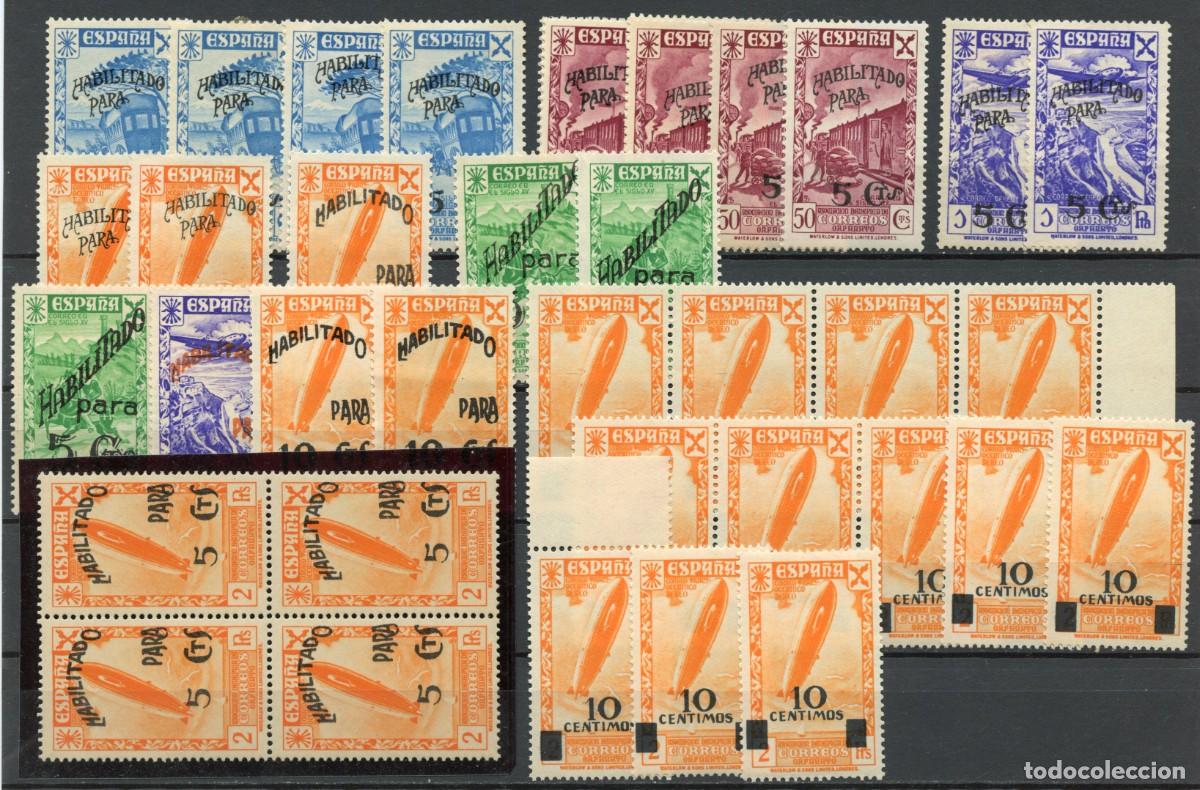Sellos: ESPA&Ntilde;A BENEFICENCIA. HUERFANOS CORREOS N&ordm; 36 - 51. CUARENTA Y SIETE SELLOS NUEVOS (* y **),