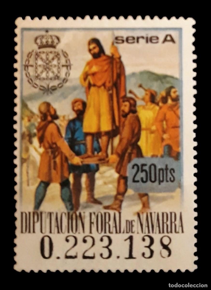 Selos: ESPALA 1978 SELLO FISCAL - DIPUTACI&Oacute;N FORAL DE NAVARRA. SERIE A 250 PTS. USADO.