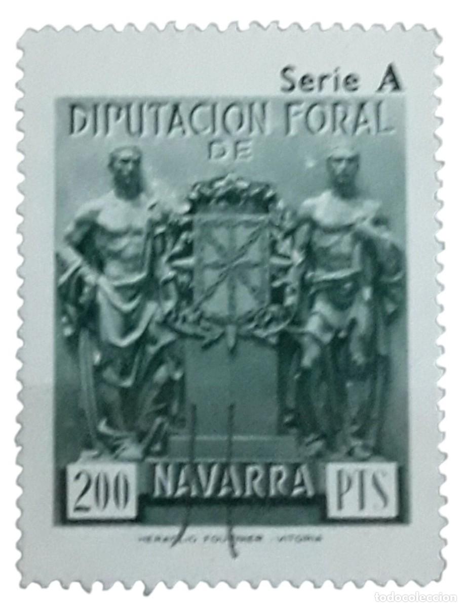 Sellos: DIPUTACI&Oacute;N FORAL DE NAVARRA - SELLO FISCAL 200 PTS. USADO.