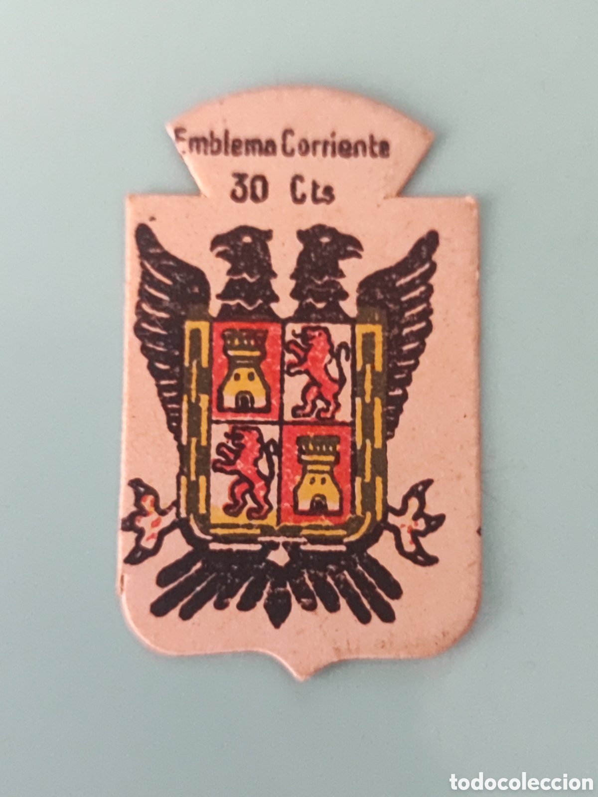 Timbres: Emblema corriente auxilio social serie B n⁰297. TOLEDO.