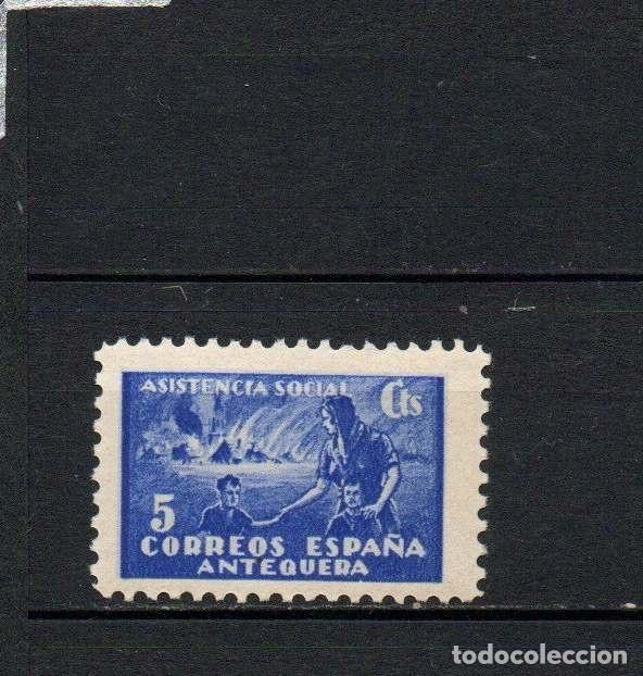 Sellos: Guerra civil. Asistencia Social Antequera 5 Cts. ** LOT042
