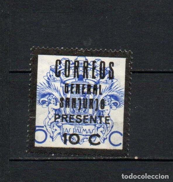 Sellos: Guerra civil. Las Palmas. General Sanjurjo presente. 10 C. * LOT042