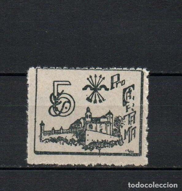 Sellos: Sello local guerra civil. Pro C&aacute;rtama. 5 cts. ** LOT042 M&aacute;laga