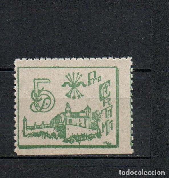Sellos: Sello local guerra civil. Pro C&aacute;rtama. 5 cts. ** LOT042 M&aacute;laga