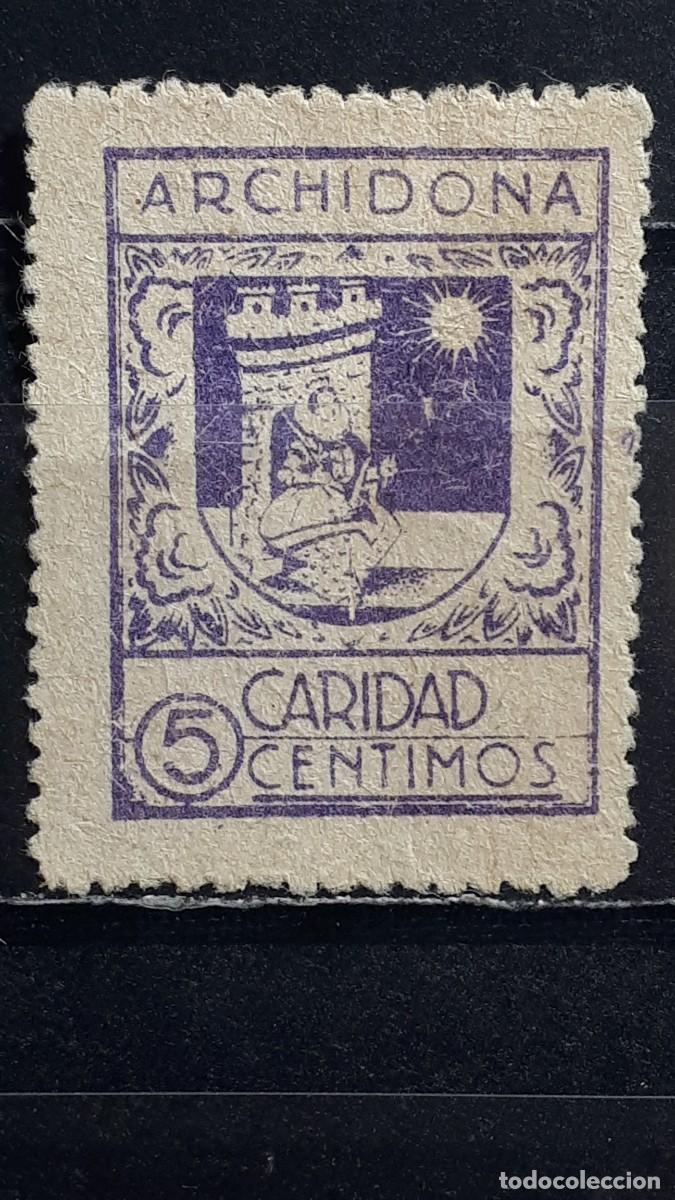 Sellos: ESPA&Ntilde;A. A&Ntilde;O 1937. (*). LOCAL.- ARCHIDONA
