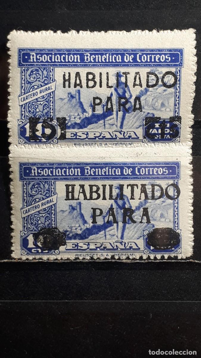 Sellos: ESPA&Ntilde;A. A&Ntilde;O 1940. **. Beneficencia