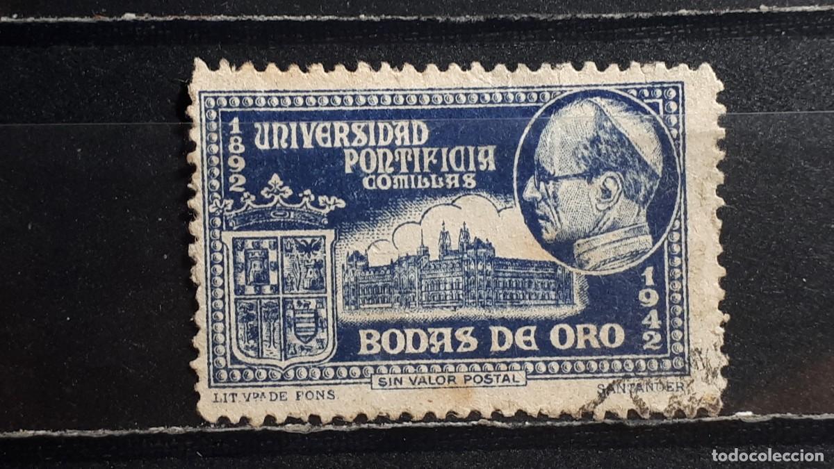 Sellos: ESPA&Ntilde;A. A&Ntilde;O 1942. &deg;. Beneficencia