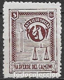 Sellos: Guerra Civil, Sellos locales, VALVERDE DEL CAMINO, Huelva, FESOFI n&ordm; 13 *