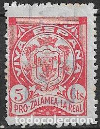 Sellos: Guerra Civil, Sellos locales, ZALAMEA LA REAL, Huelva, FESOFI n&ordm; 1 (o)