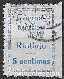 Sellos: Guerra Civil, Sellos locales, RIOTINTO, Huelva, FESOFI n&ordm; 7 (o)