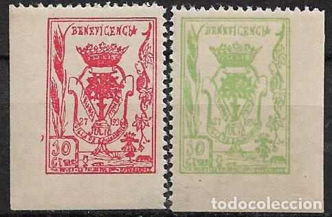 Sellos: Guerra Civil, Sellos locales, MANZANILLA, Huelva, FESOFI n&ordm; 9 y 10 * *