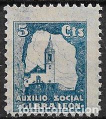 Sellos: Guerra Civil, Sellos locales, GIBRALE&Oacute;N, Huelva, FESOFI n&ordm; 2 (*)