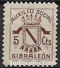 Sellos: Guerra Civil, Sellos locales, GIBRALE&Oacute;N, Huelva, FESOFI n&ordm; 3 * *